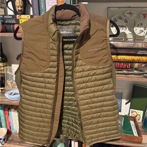Eddie Bauer Olive Quilted Vest